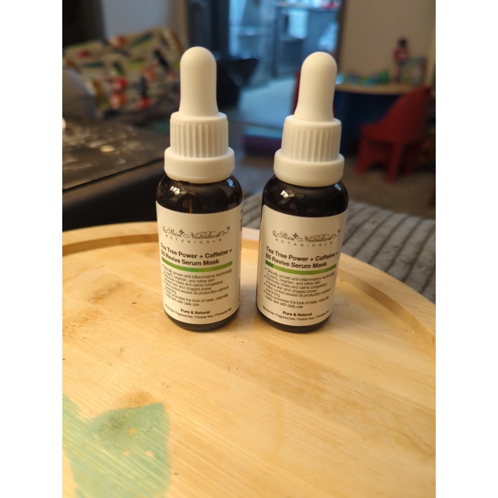 2 Skin Nutrition Botanicals Tea Tree power + caffeine + B5 revive Serum mask